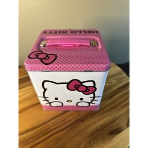 Hello Kitty Lock Tin Box